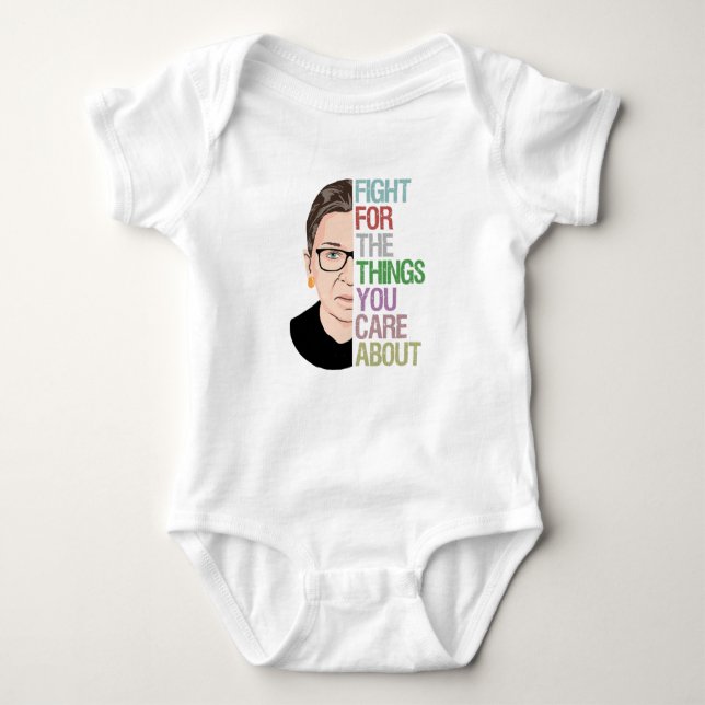 Body Para Bebê RBG Ruth Bader Ginsburg (Frente)