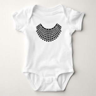 Body Para Bebê RBG Ruth Bader Ginsburg - Colarinho Favorito