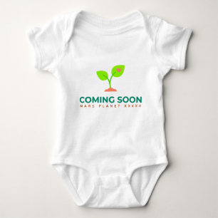 Body Para Bebê Recém-nascido Chegando Em Breve (Anúncio de Gravid