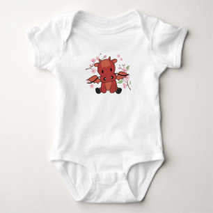 Body Para Bebê Red Dragon Sweet Animal For Kawaii Fantasy