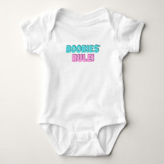 Body Para Bebê Regra de Boobies