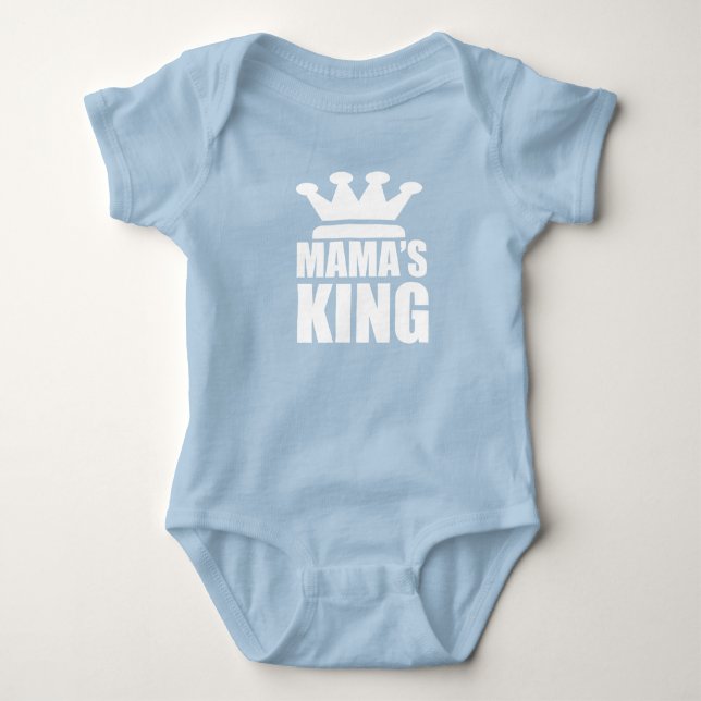 Body Para Bebê Rei bebê mamas (Frente)