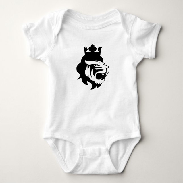 Body Para Bebê Rei leão cabeça (Frente)
