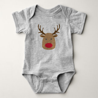 Body Para Bebê Reindeer de Natal Romper Baby Toddler Kids