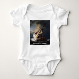 Body Para Bebê Rembrandt Mar da Galileia & Citação da Natureza