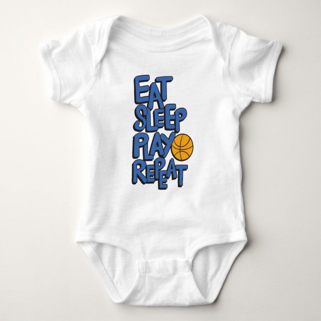 Body Para Bebê Repetir a brincadeira de dormir (Frente)
