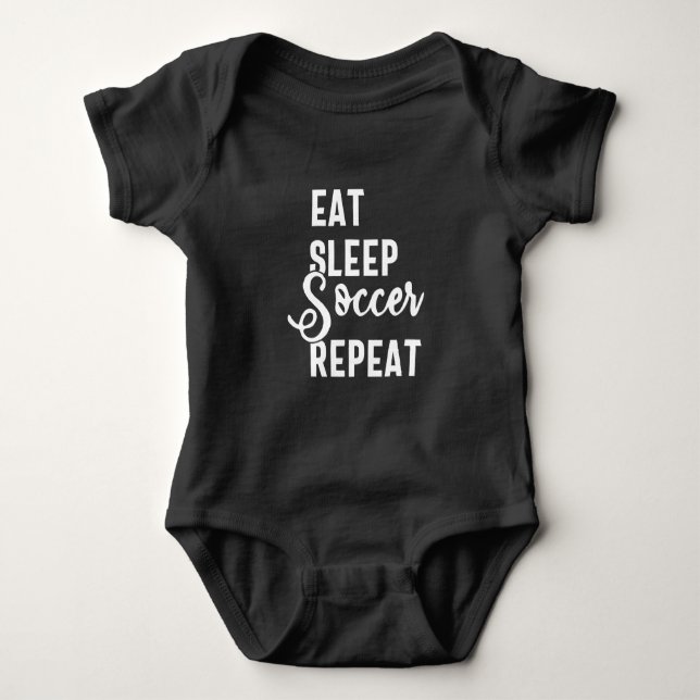 Body Para Bebê repetir o futebol para dormir (Frente)