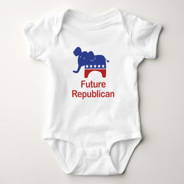 Body Para Bebê Republicano futuro (Frente)