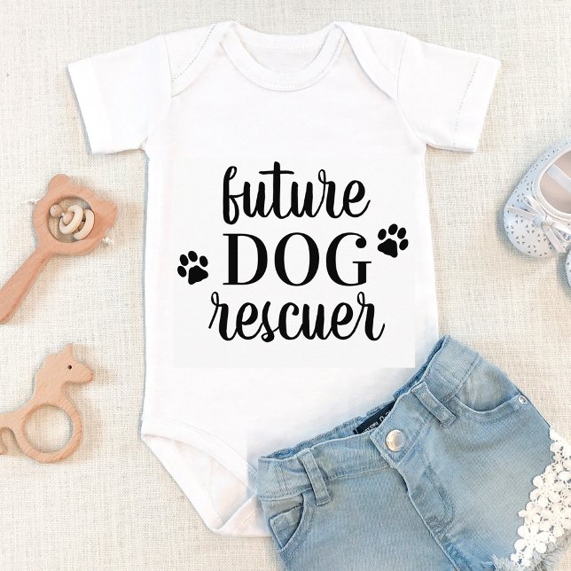 Body Para Bebê Resgatador de Cachorro Futuro Fofo (Criador carregado)