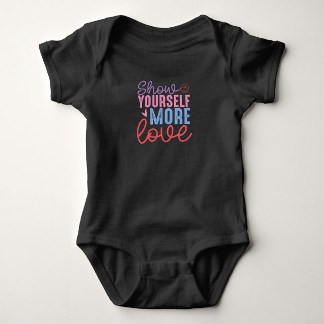 Body Para Bebê Respeito pelo amor próprio (Frente)