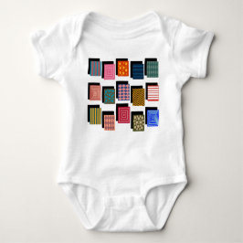 Body Para Bebê Retângulos e Sombras