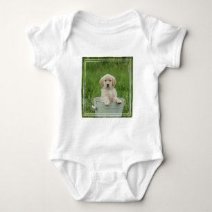 Body Para Bebê Retriever De Ouros Em Lavagem