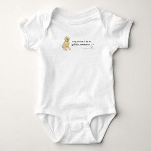 Body Para Bebê retriever dourado
