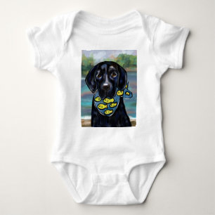 Body Para Bebê Retriever Labrador