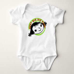 Body Para Bebê Retro Melhor Irmã Nunca