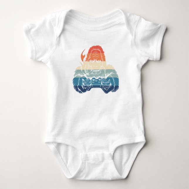 Body Para Bebê Retro Pé-Grande (Frente)
