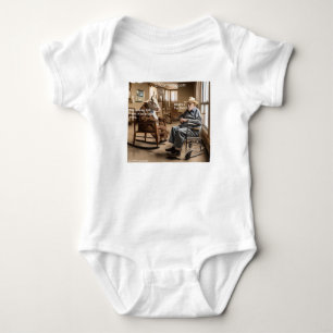 Body Para Bebê Rick London Aposentado Far Side Vaca Gosta de Se G