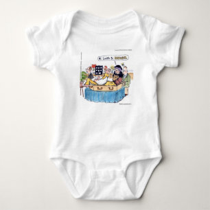 Body Para Bebê Rick London Engraçado Tão Natural Funeral de Velho