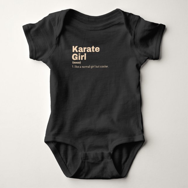 Body Para Bebê rl - Karate (Frente)