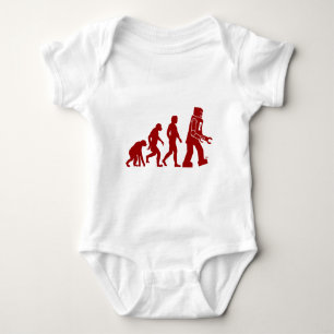 Body Para Bebê Robô Evolução do homem em robô