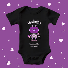 Body Para Bebê Robô fashion