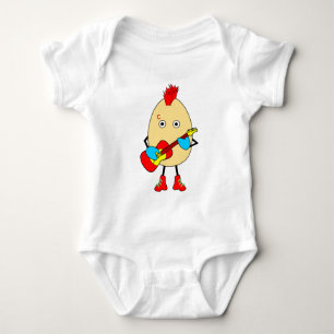 Body Para Bebê Rock Musical Egghead