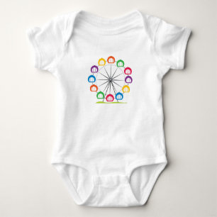 Body Para Bebê Roda Ferris