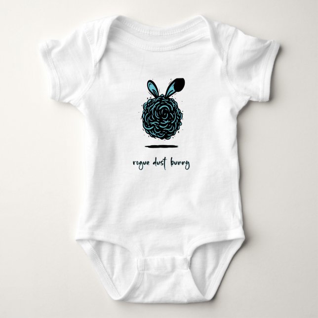Body Para Bebê Rogue Dust Bunny (Frente)