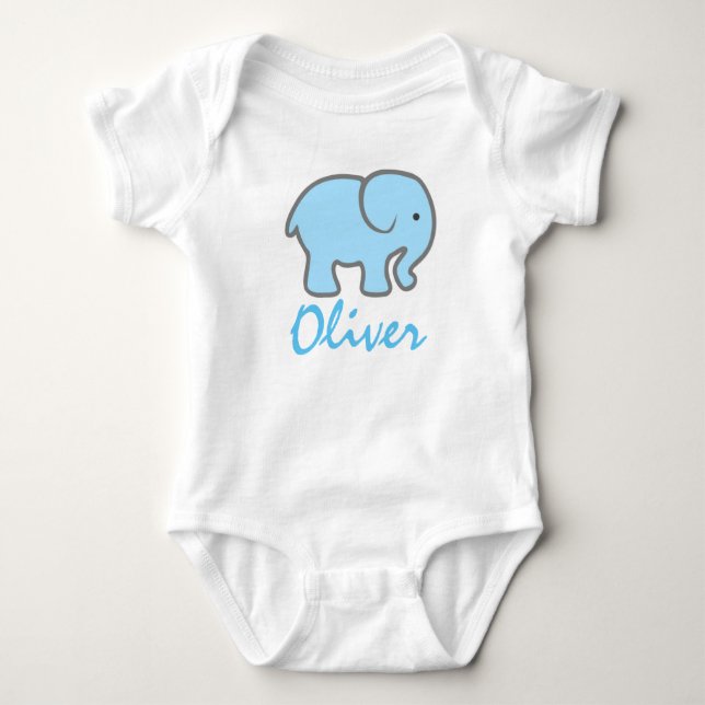 Body Para Bebê Romper "Olifant". (Frente)