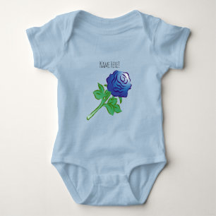 Body Para Bebê Rosa Azul Incrível