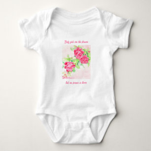 Body Para Bebê Rosas
