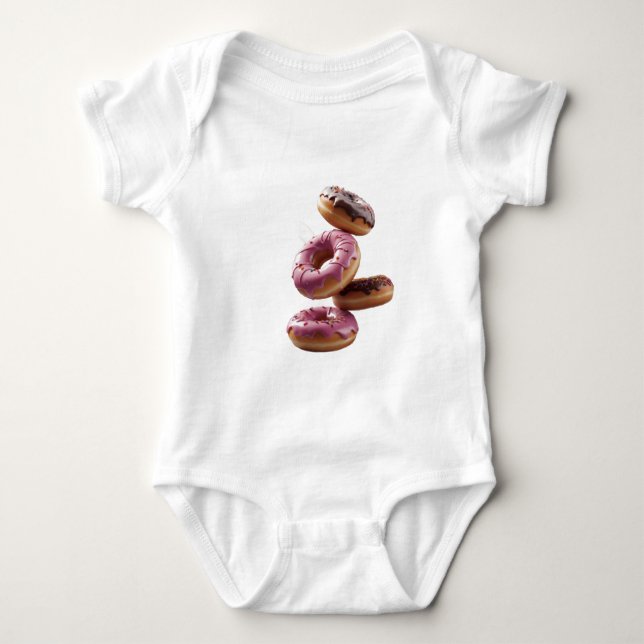 Body Para Bebê Rosquinhas (Frente)