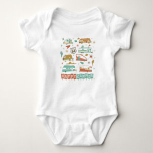 Body Para Bebê Rota 66 Happy Camper