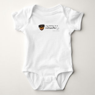 Body Para Bebê Rottweiler