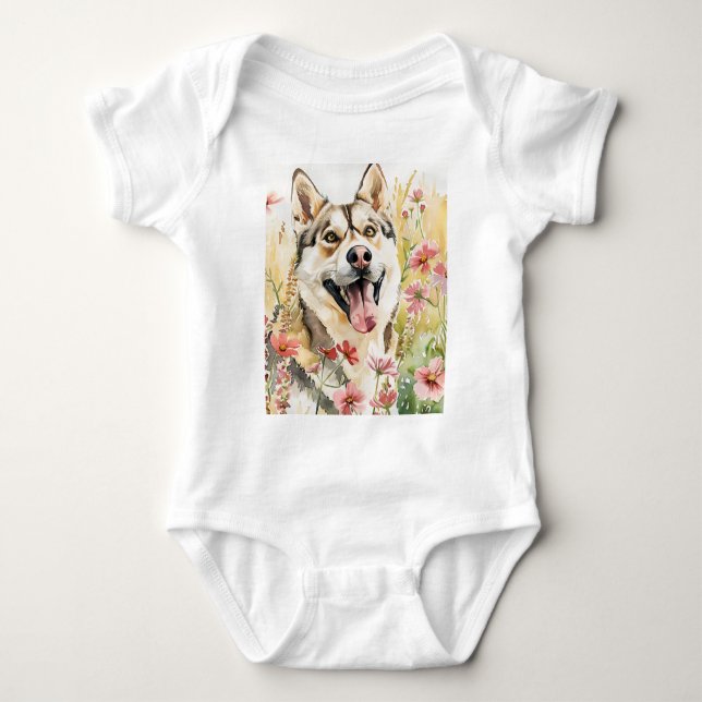 Body Para Bebê Rouco Cachorro Bebê Bodô (Frente)