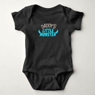 Body Para Bebê Roupa adorável bonito do monstro pequeno do pai