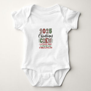 Body Para Bebê Roupa Combinada da Equipe de Natal 2025 Natal