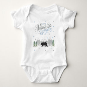 Body Para Bebê Roupa de Bear para Aventura