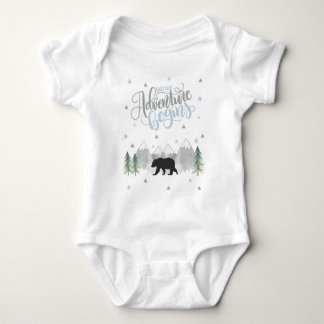 Body Para Bebê Roupa de Bear para Aventura