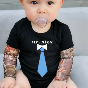 Body Para Bebê Roupa De Bebê Azul Personalizada
