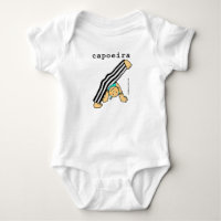 Roupa de bebê com desenho de de Capoeira