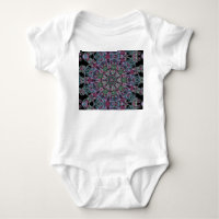 Roupa de bebê com mandala 2