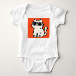 Body Para Bebê roupa de bebê de gato fofo