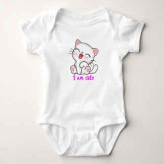 Body Para Bebê roupa de bebê de gato fofo