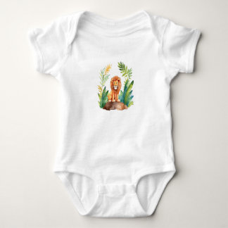 Body Para Bebê Roupa de bebê - design de leão