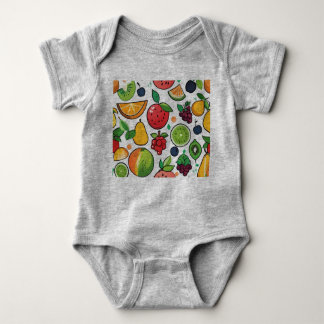 Body Para Bebê roupa de bebê fruta