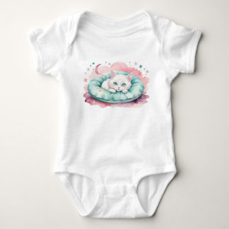 Body Para Bebê Roupa de Bebê Gatinho Fofo