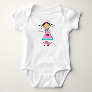 Body Para Bebê roupa de bebê menina INGIGO fofa divertida