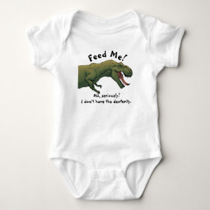 Body Para Bebê Roupa de Bebê Menino Menina T-Rex Dinossauro Macac