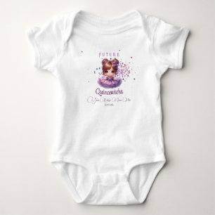 Body Para Bebê Roupa de Bebê para Futuro Quinceañera – Presente L